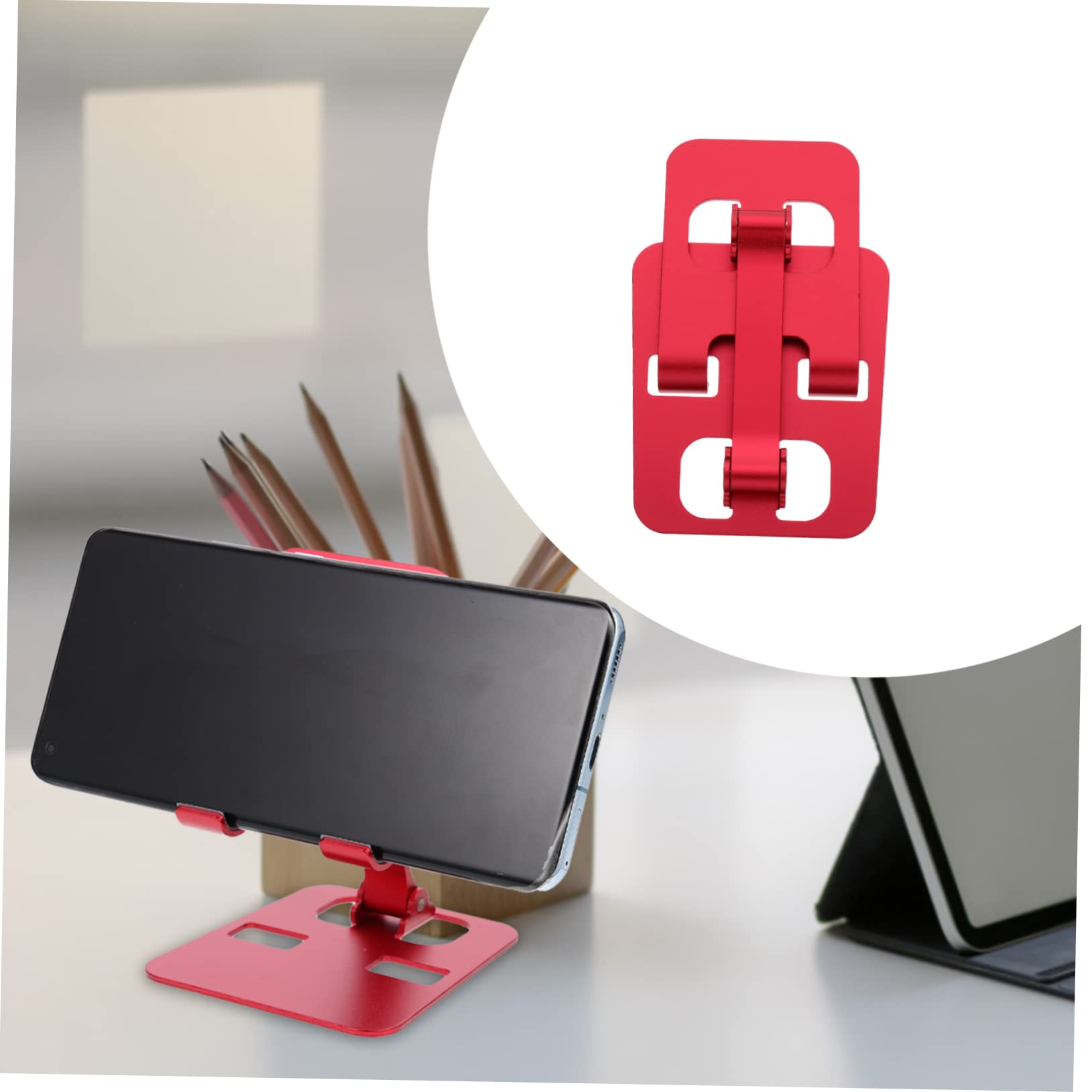 Gatuida 3pezzi Supporto Per Smartphone e Tablet Supporto Da Scrivania Per Ufficio e Viaggi Design Creativo e Pratico Compatibile Con Tutti Modelli Di Telefono e Tablet
