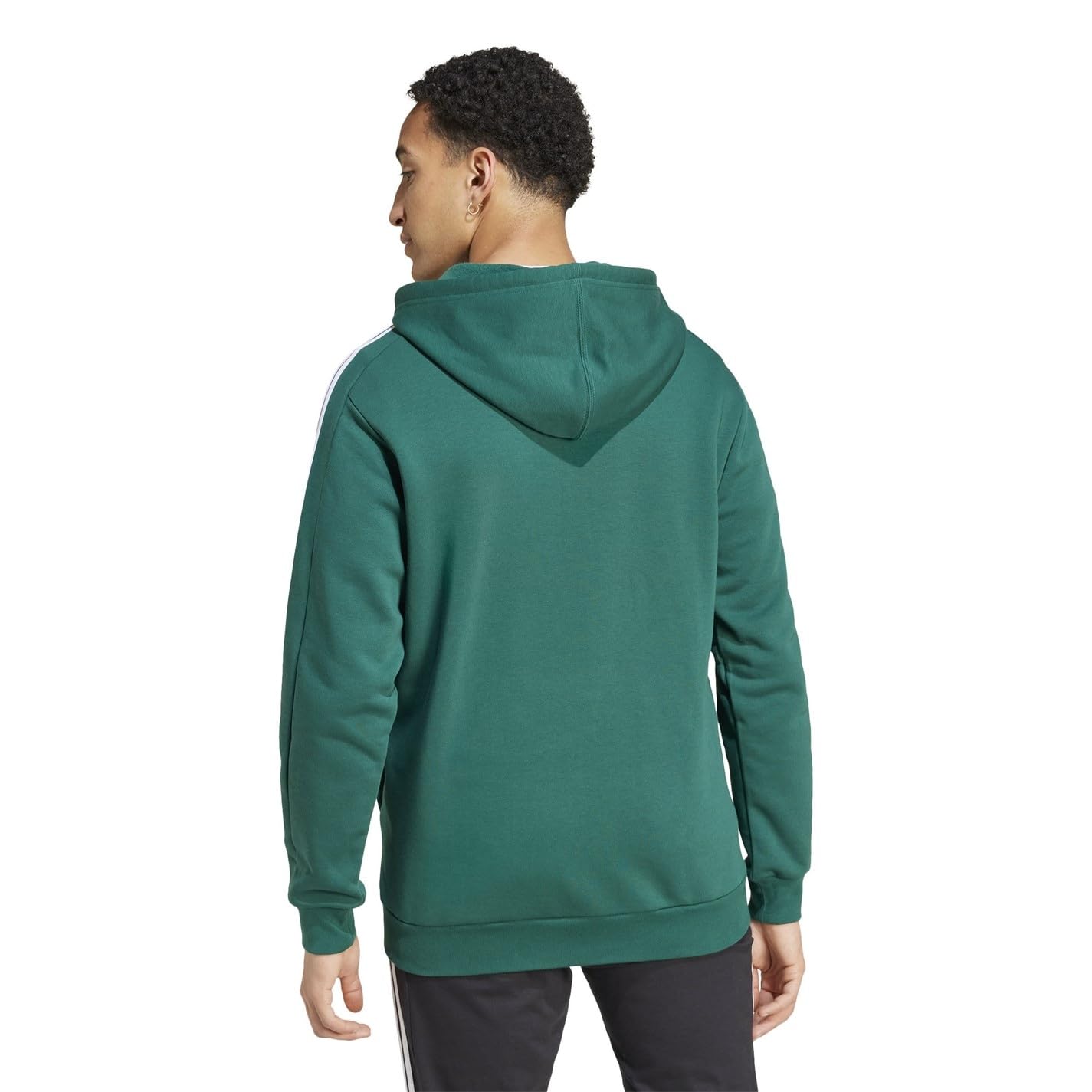 Adidas Essentials Fleece 3-Stripes Full-Zip Hoodie Hoodie con Zip Uomo