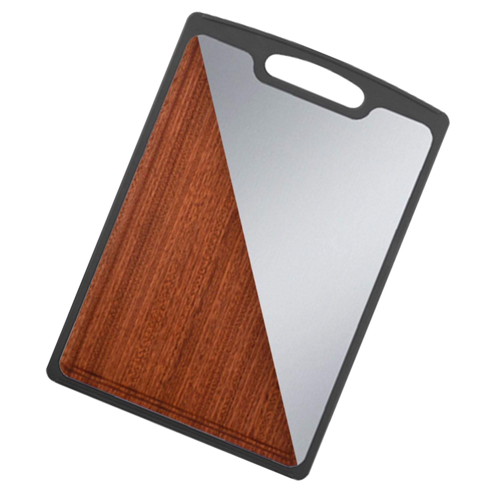 hogtnd Thickened Stainless Steel Chopping Board Base, Rounded Corners, Safe Food Preparation, Easy Hygienic Food Preparation Plate