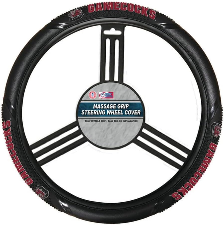 Fremont Die NCAA Unisex-Adult Massage Grip Steering Wheel Cover