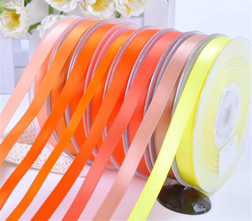 Cinta de satén de doble cara de 100 yardas para decoración de fiestas, bodas, manualidades hechas a mano