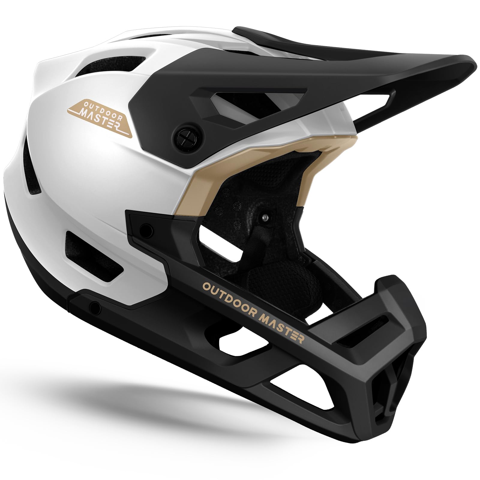 OutdoorMaster Full Face Mountain Bike Helmet, Lightweight for BMX/DH