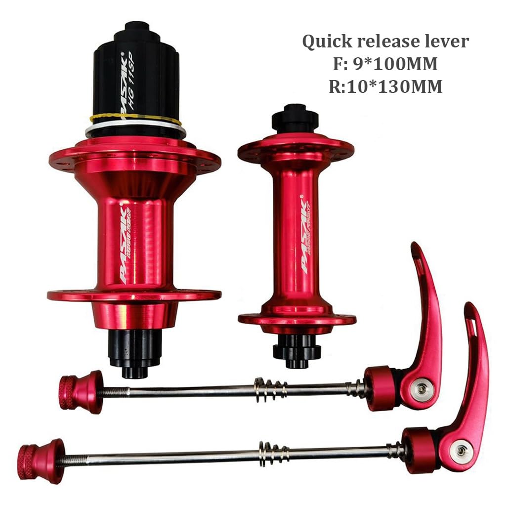 Ruedas de Bicicleta de Carretera 700C, Frenos V-Brake, aleación de Aluminio, Cierre rápido, llanta de 40 mm, compatibles con 7/8/9/10/11 velocidades.
