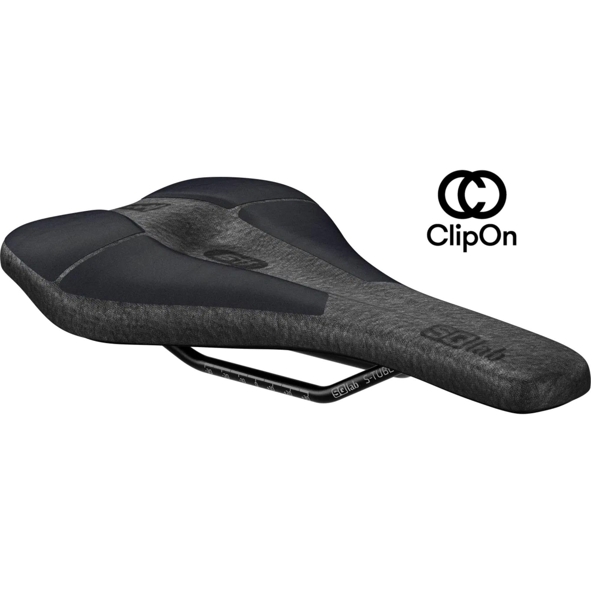 SQlab MTB Sattel ClipOn 611 Infinergy ERGOWAVE Active 2.1 | Mountainbike Fahrradsattel in schwarz, MTB Fahhrradsattel in der Größen 13 cm - 17 cm
