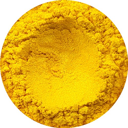 Polvere di mica cosmetica giallo girasole, 3g - 50 g per sapone, ombretto, bombe da bagno