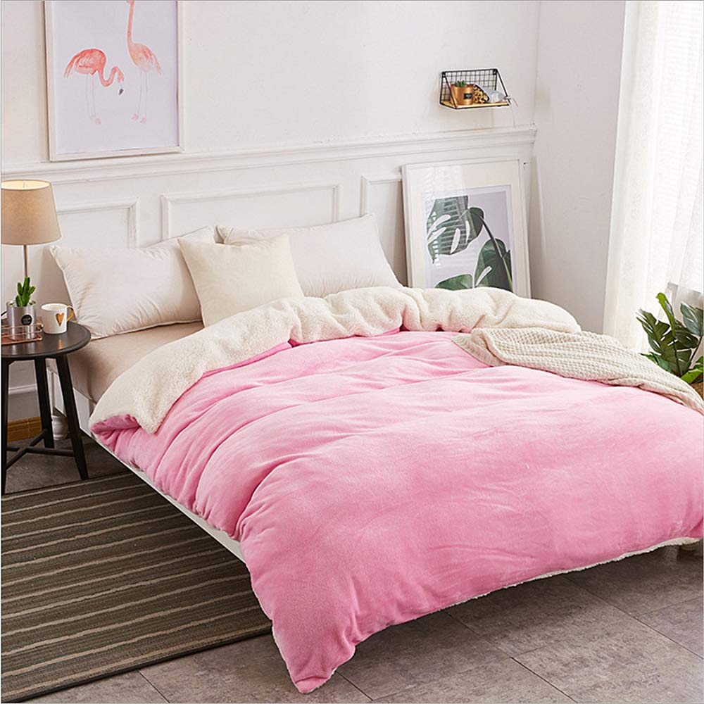 Housse de couette double face en peluche pour des nuits d'hiver cocooning en famille