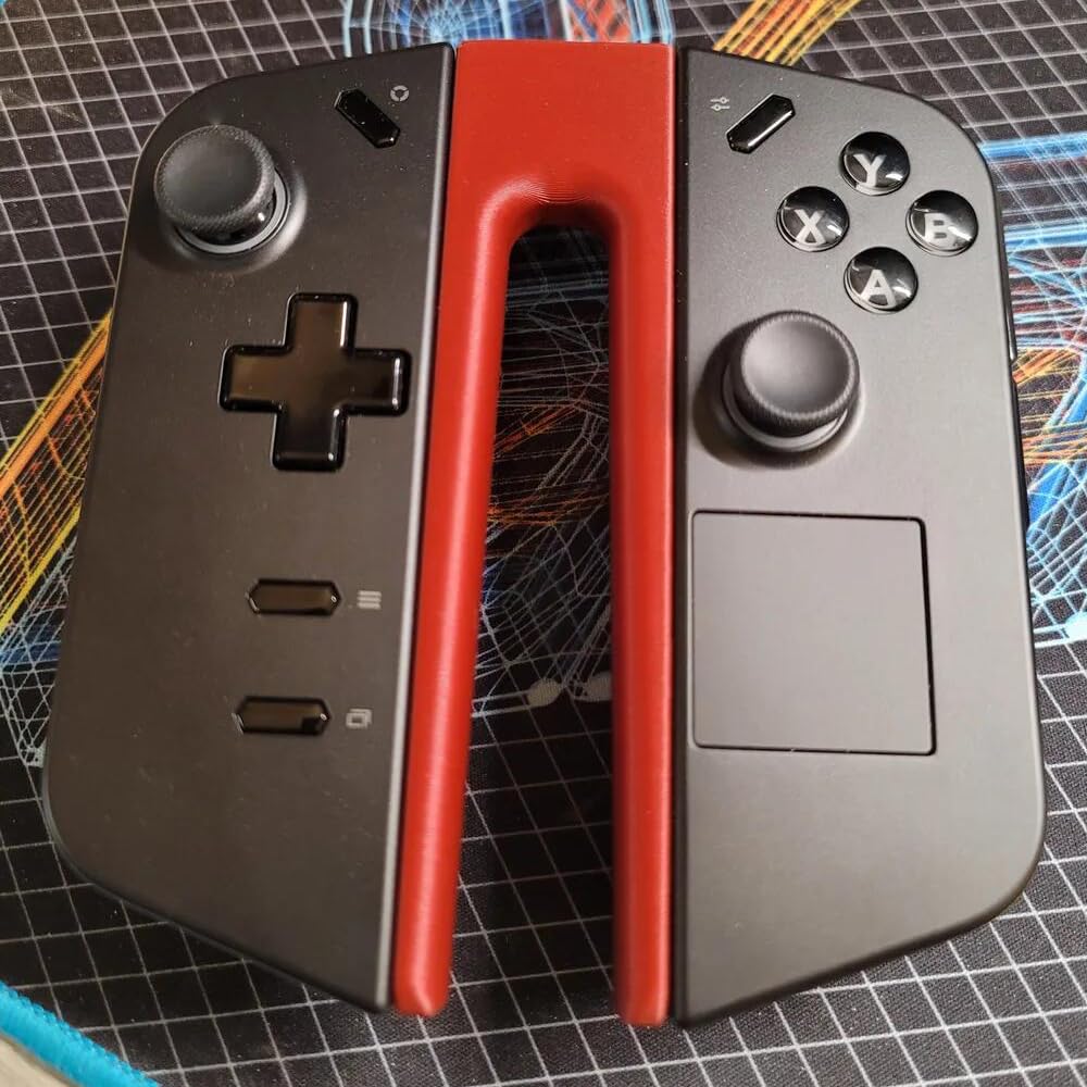 Handle Grip Connector for Legion Go, Controller Holder Support Bracket for Legion Go Game Console Handle Replacement Stand (Red)