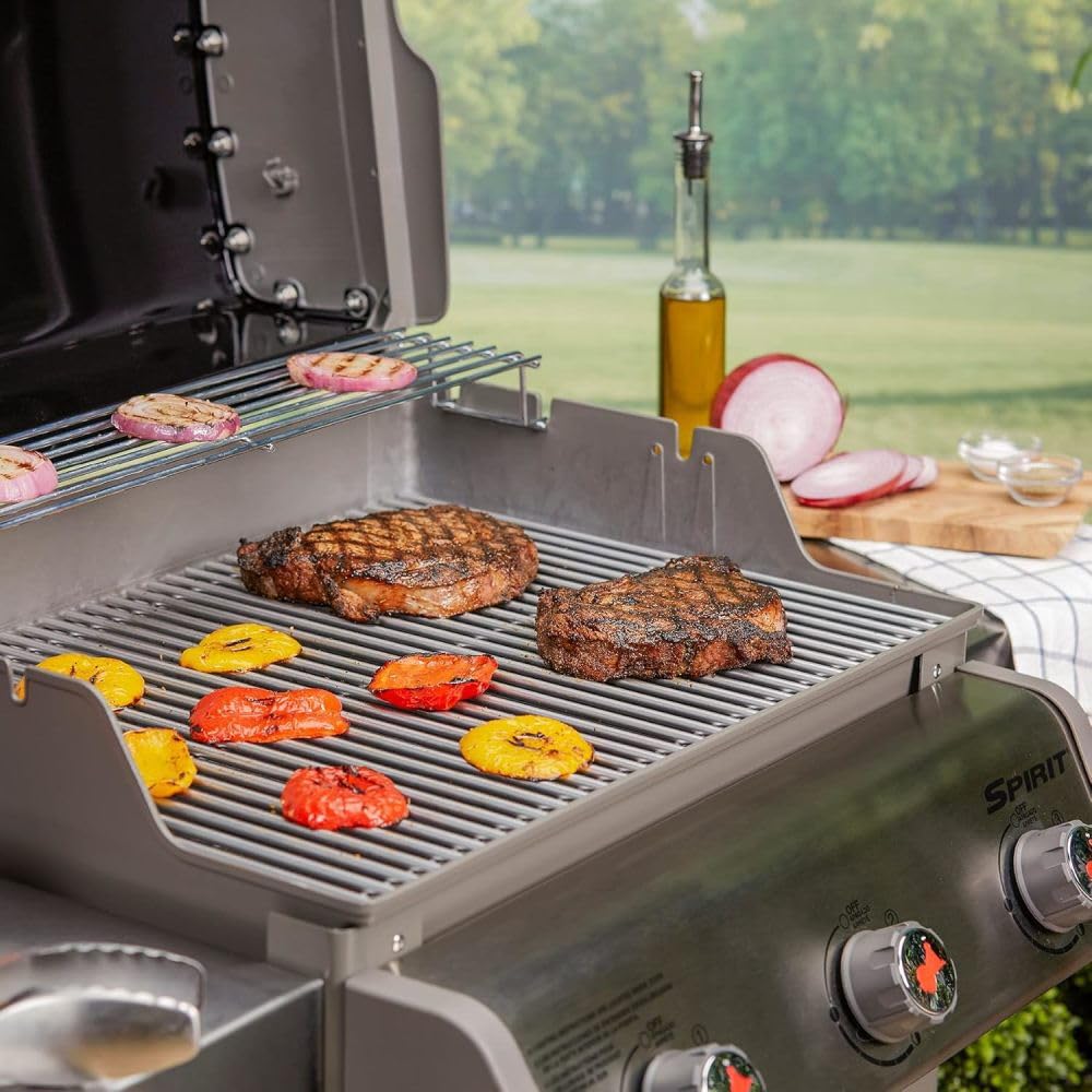 Weber Crafted Ruszty ze Stali Nierdzewnej, Pasujące do Smokefire Ex, Epx 6, Trzyczęściowe, Srebrny (7859)