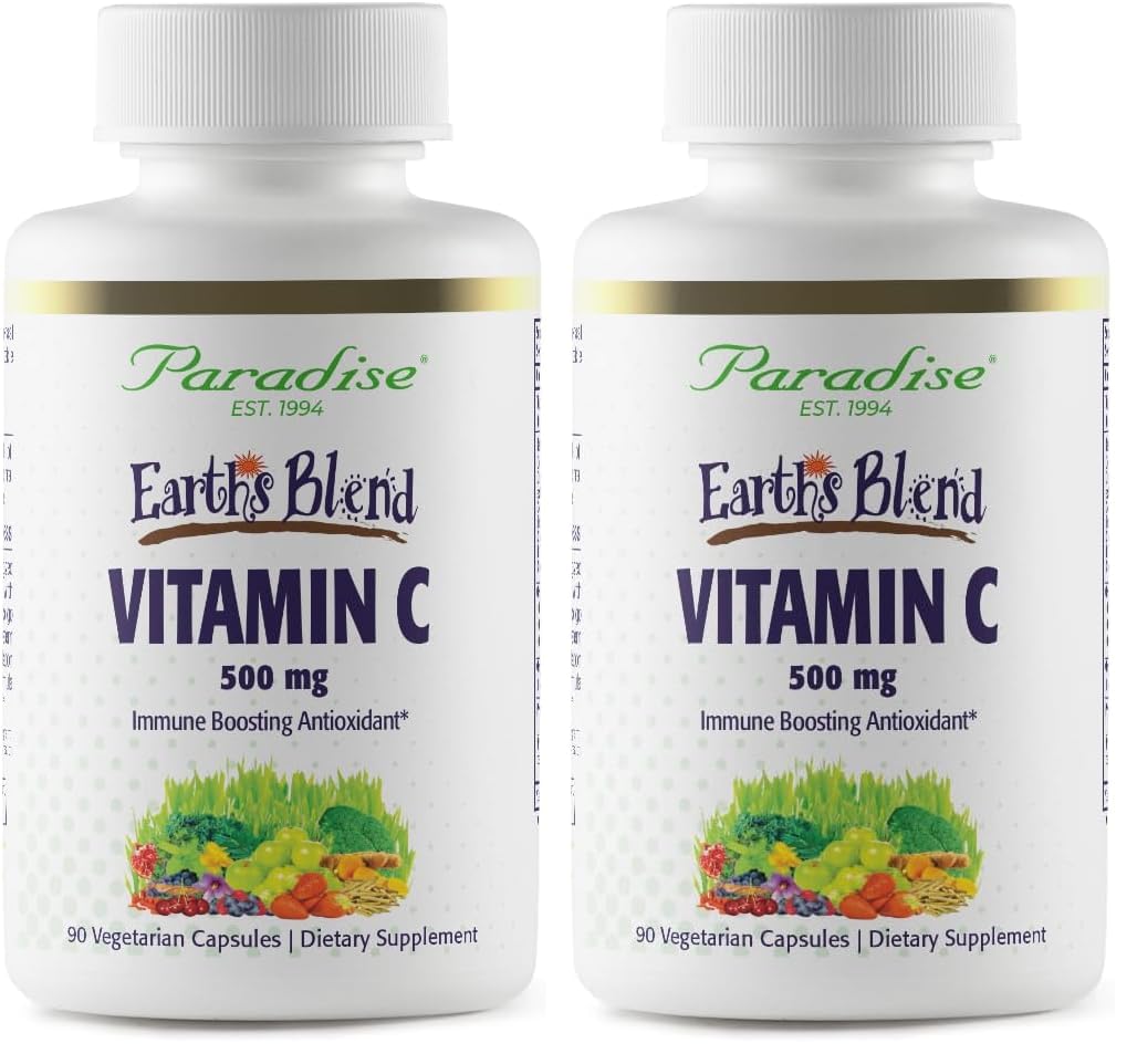 Paradise Herbs Essentials Earth's Blend Vitamin C, 90 Veg Capsules — Amazon image 9