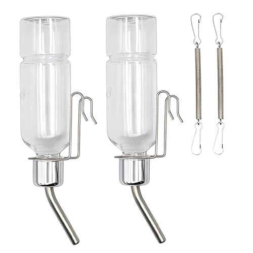 2 Botellas de Agua para cobayas, sin Goteo, 350 ml