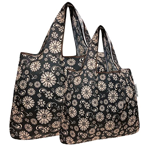 Image of allydrew Large Foldable Tote Nylon Reusable Grocery Bag