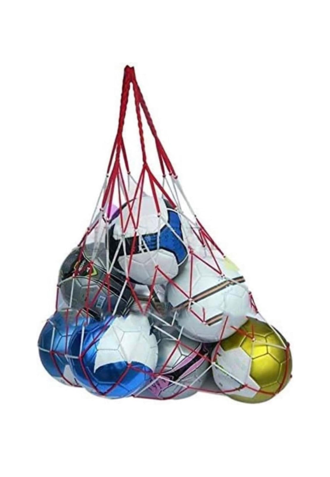 AthleteZone Football Carry net (12 to 16 Ball) Color May Vary | Nylon net Strong Durable Nylon Mesh Ball Carry Net Bag for Volleyball Basketball Football Outdoor Sports Equipment (B0D5MJVP91) Amazon Price History, Amazon Price Tracker