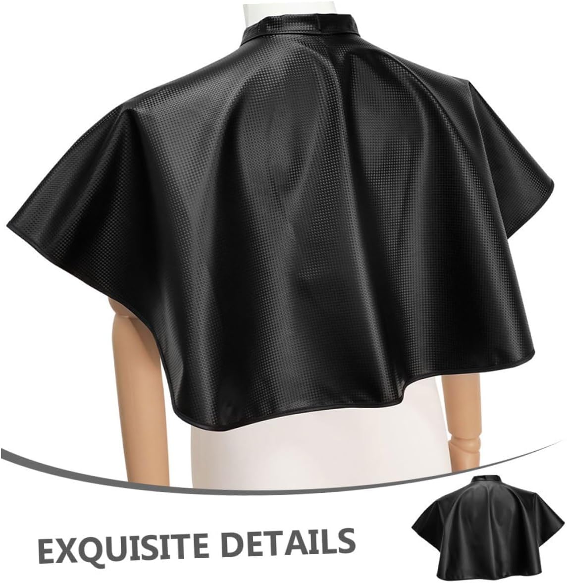 MAGICLULU Waterproof Hair Coloring Cape 2pcs Black Hair Stylist Apron Salon Barber Cape for Adults Hairdressing and Dyeing Use