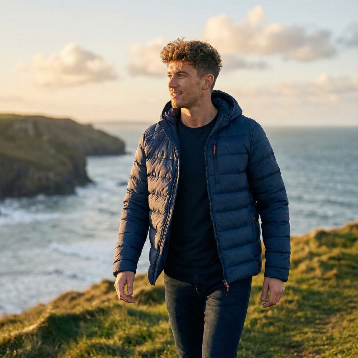 Calvin Klein Herren 2026 San Gabriel Jacke Wasserabweisend Gefüttert Winddicht