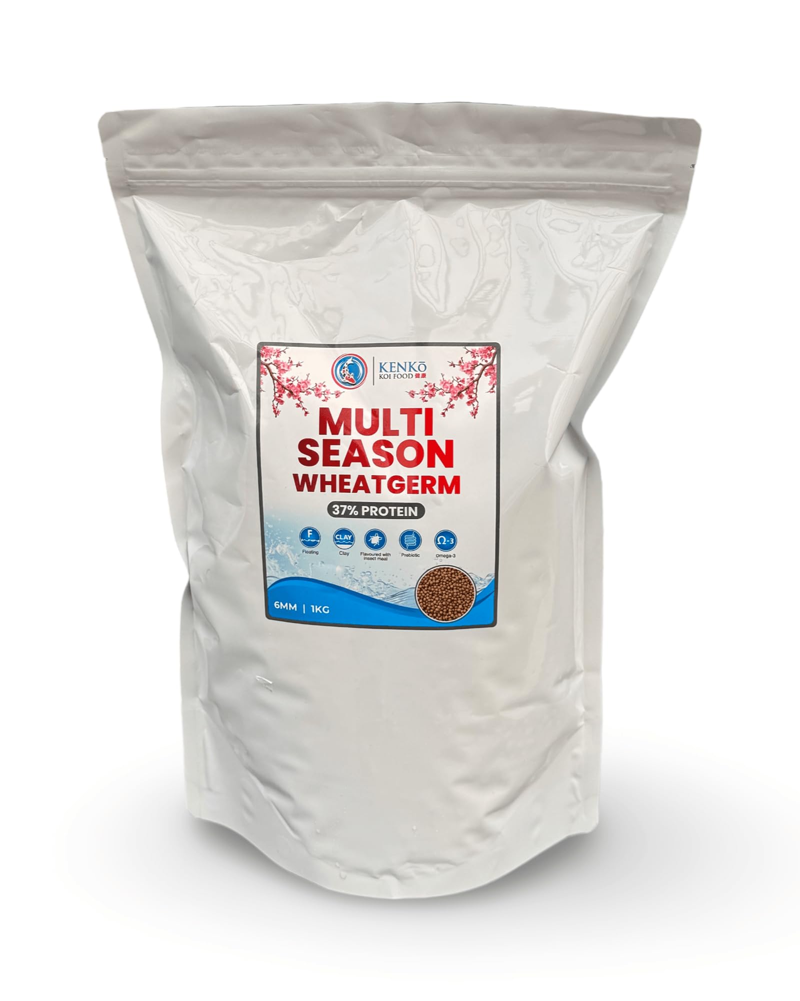 Kenko Multi Season Wheatgerm Koi Food, 1kg, 6mm