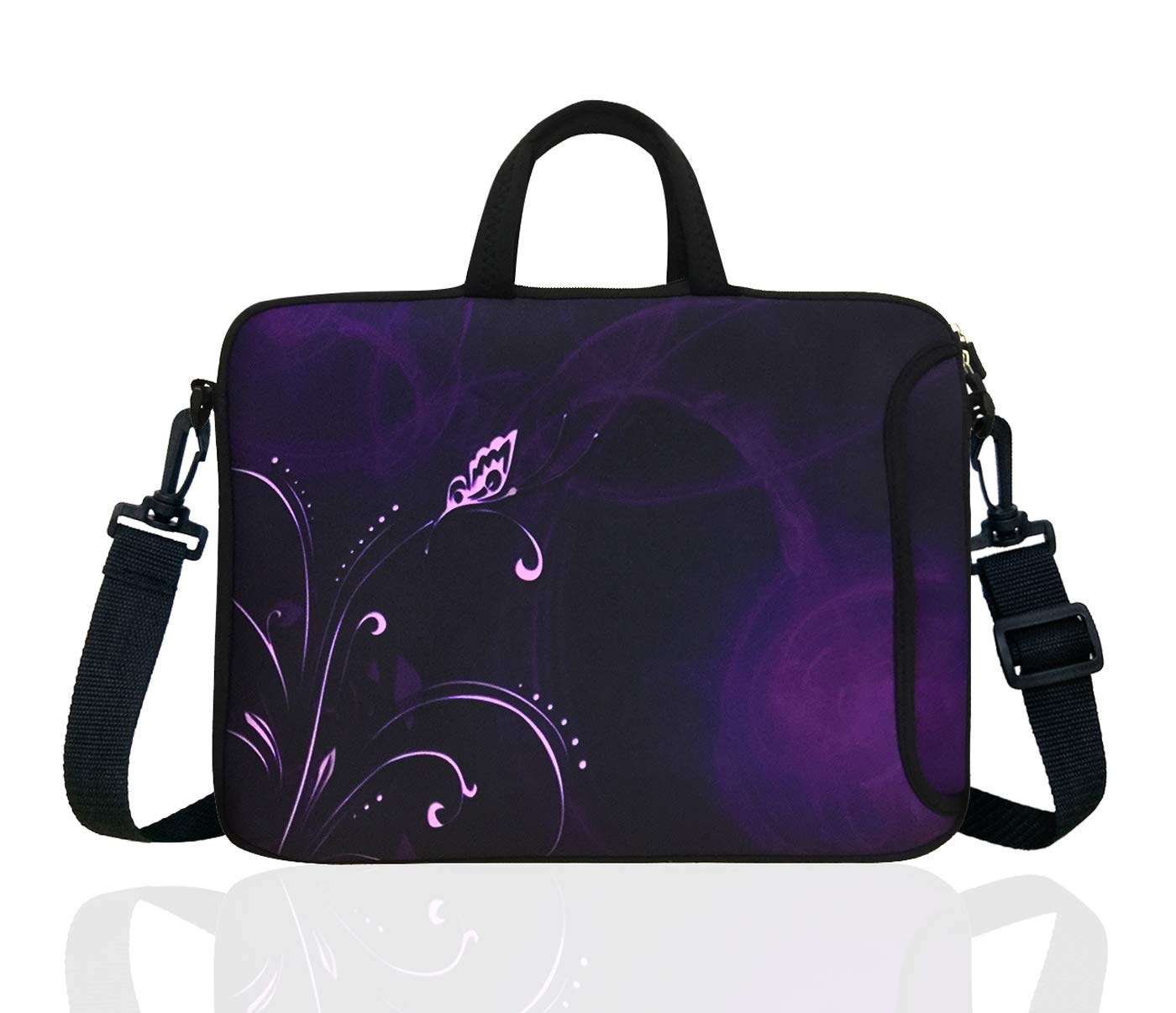 TAIAN 14-Inch Neoprene Laptop Shoulder Messenger Bag Case Sleeve for 13 13 3 14 14 1 Inch Notebook