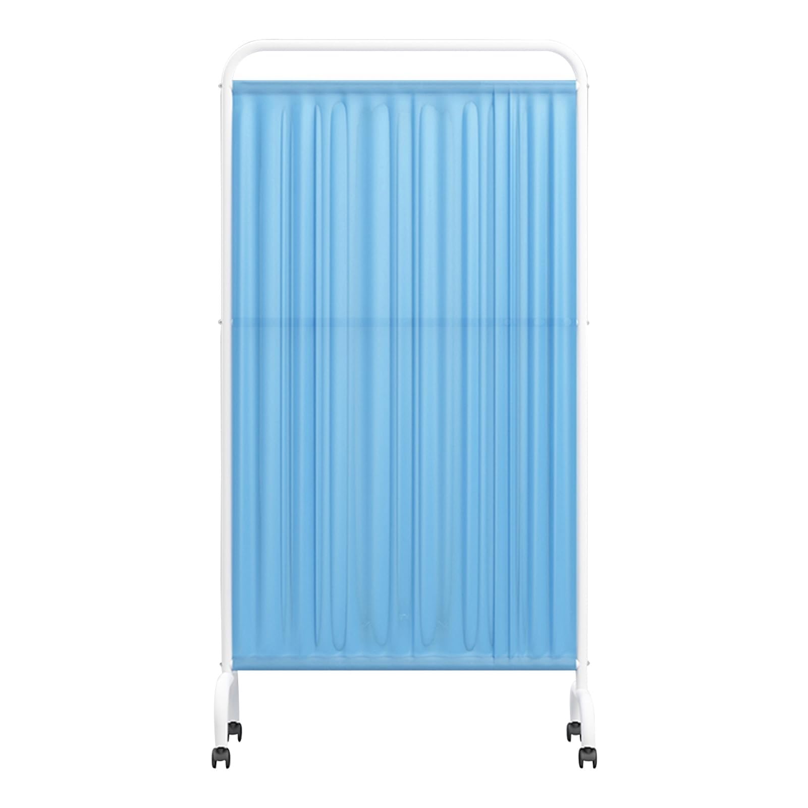 Paravent médical de 1,8 m portable avec roulettes verrouillables et panneaux pliables