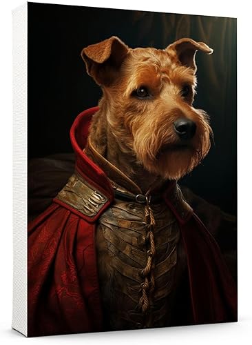 Miniatura 1026 de Thuan Chow Chow Retrato de mascota con disfraz real de perro en un disfraz retrato de perro con vestimenta Retrato medieval de mascota retrato