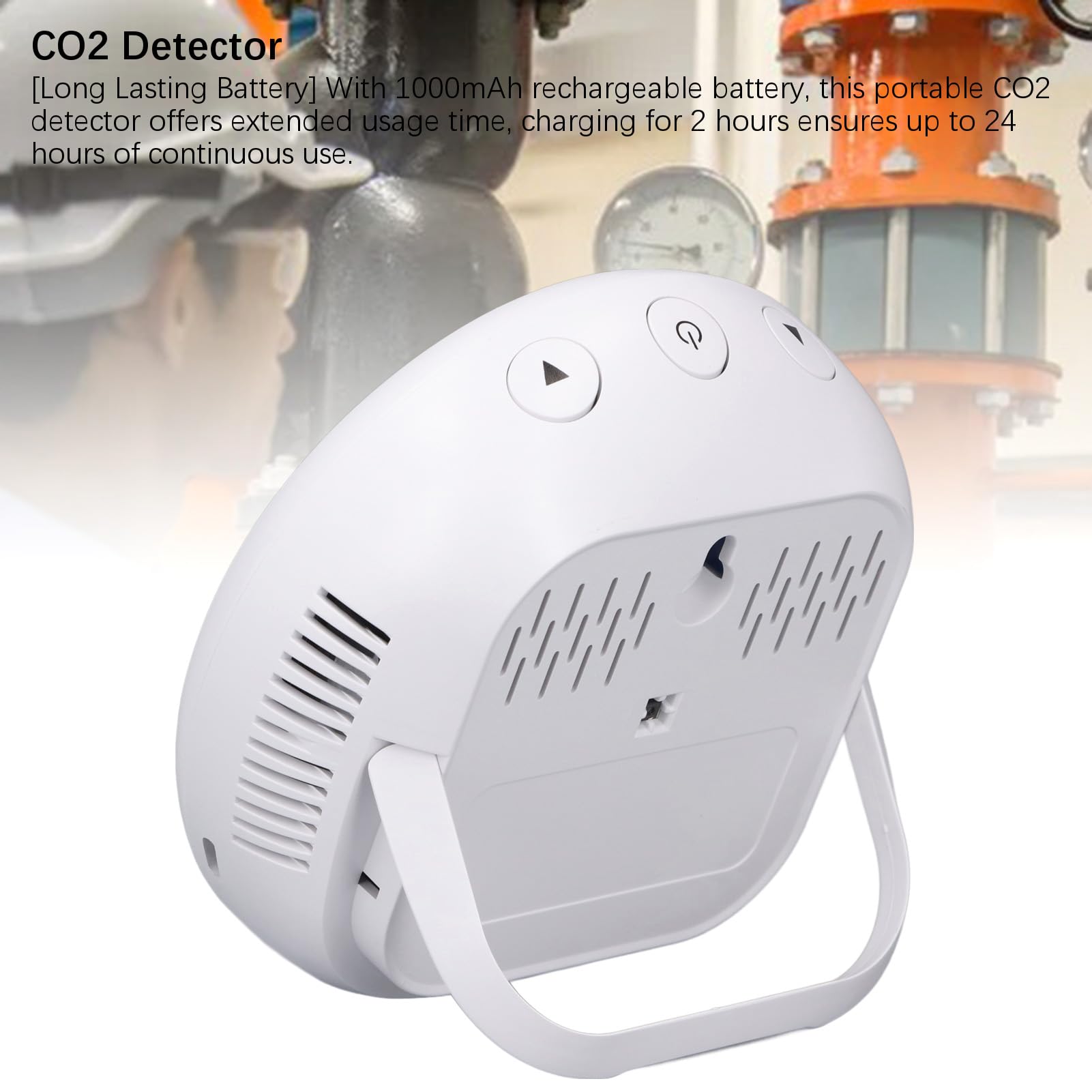 Humedad de Temperatura de CO2 Portátil con Función de Precisión y Alarma en Tiempo Real de 400-5000 Ppm para el Hogar y la Oficina