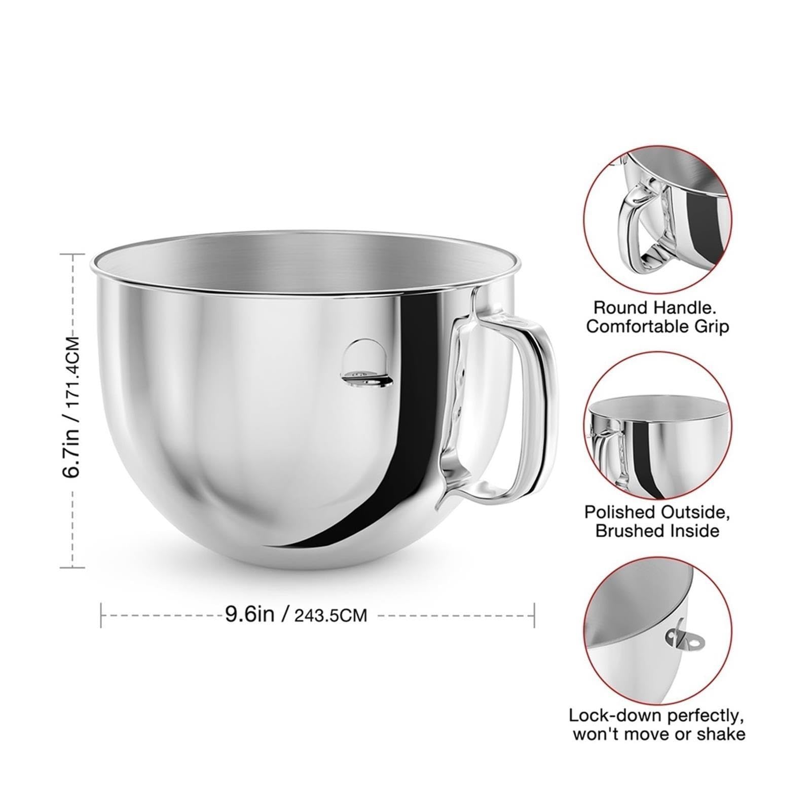 Kompatibel mit Kitchen Aid, 6QT Mixerschüssel