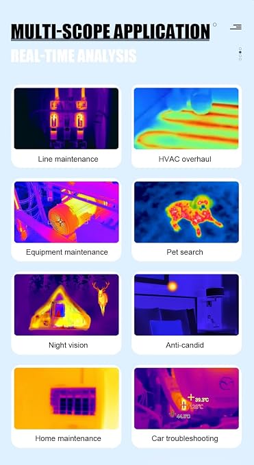 VC328B/A Smartmoblie 252 * 192/160 * 120 Themral Camera/IR Camera for Android Phone IP65 Industrial、Fault、PCB Inspection Heat Loss Detection(328A 160 * 120) miniatura 5