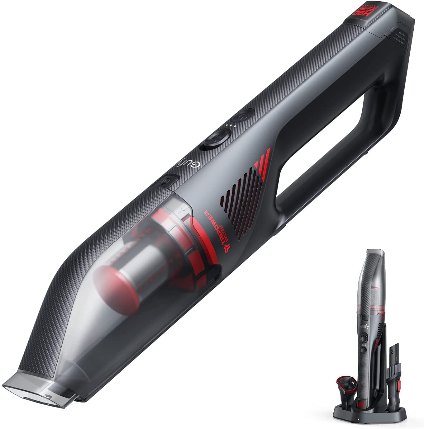 eufy by Anker, HomeVac H30 Venture, Cordless Car Vacuum, 80 AW