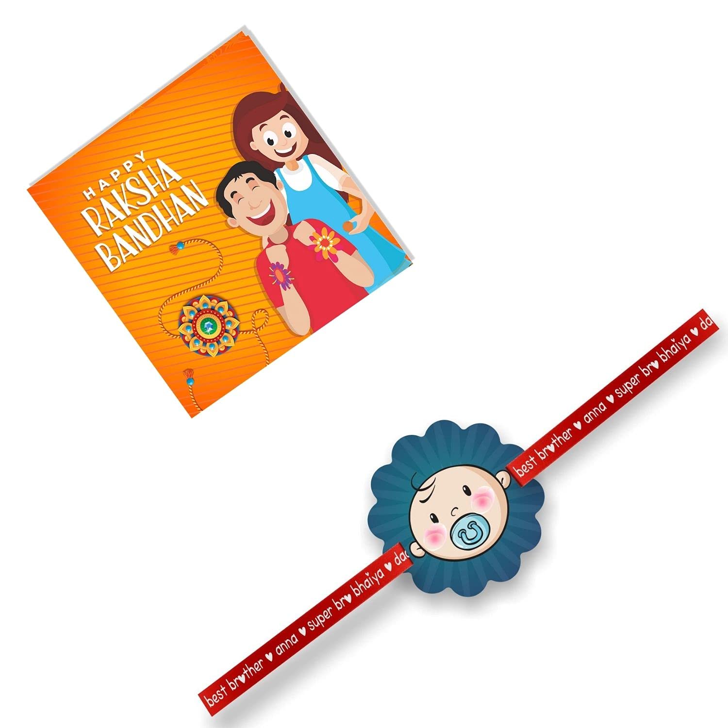 TheYaYaCafe® Kid Rakhi for Brother Cute Baby Boy Printed Rakhi For Raksha Bandhan (B07TWZR13D) Amazon Price History, Amazon Price Tracker