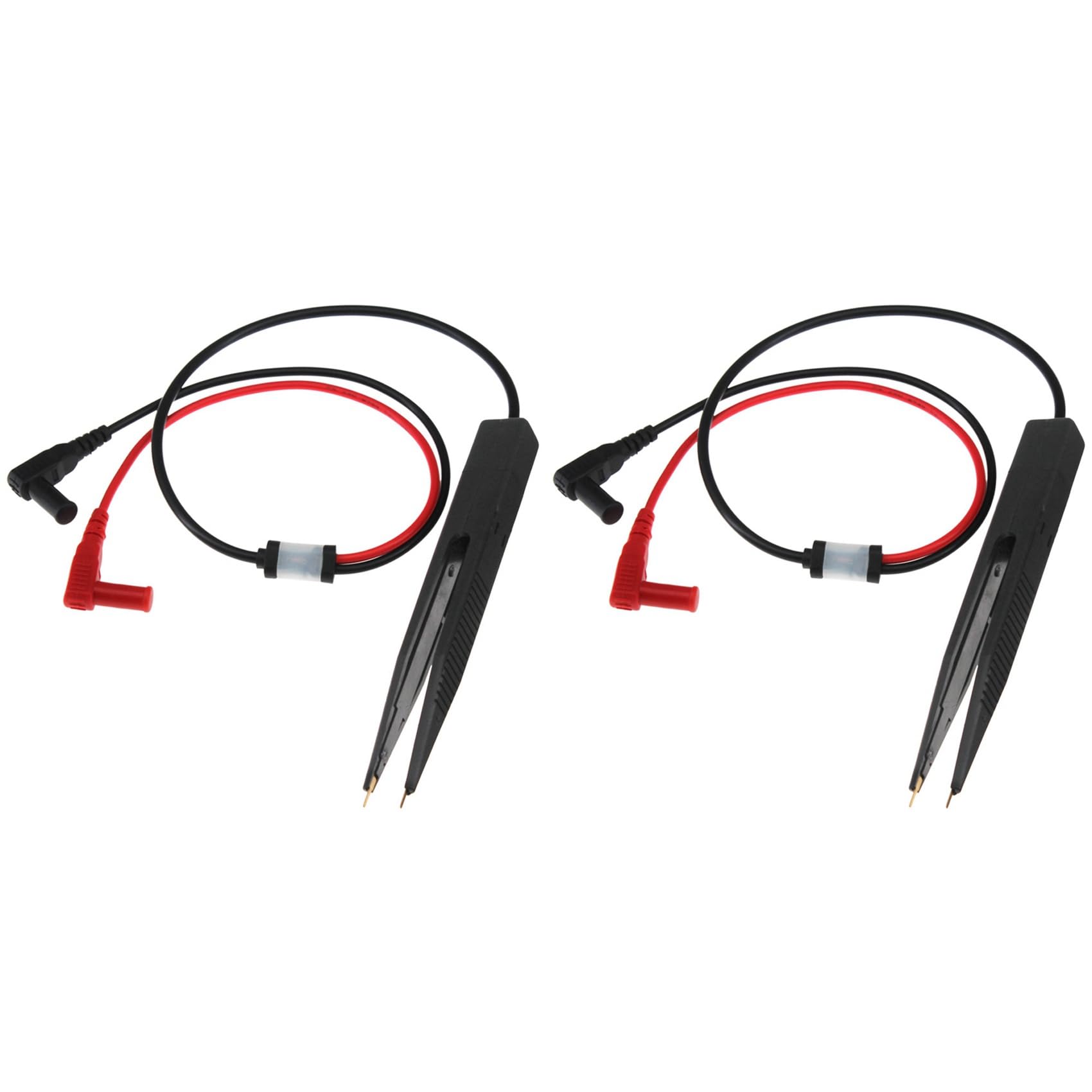 Jnchdghwa As Shown 2X Smd Smt Chip Test Clip Multimeter Probe Tweezers For Capacitance Inductance Resistor Measurement Multi-Use Test Tool