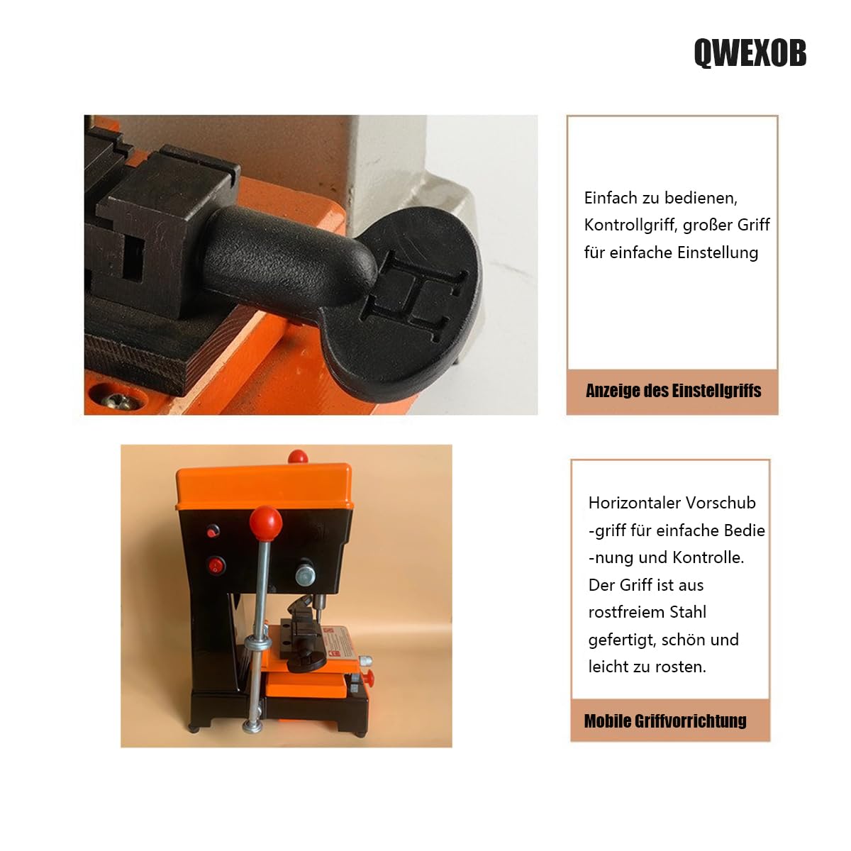 Schlüsselkopiermaschine, 100W AC24V DC110V-220V Professionelle Universal Schlüsselfräsmaschine Säulenbohrmaschine, Schlüsselfräse Schlüsselvervielfältiger Schlosser Werkzeug, 8000 r/min