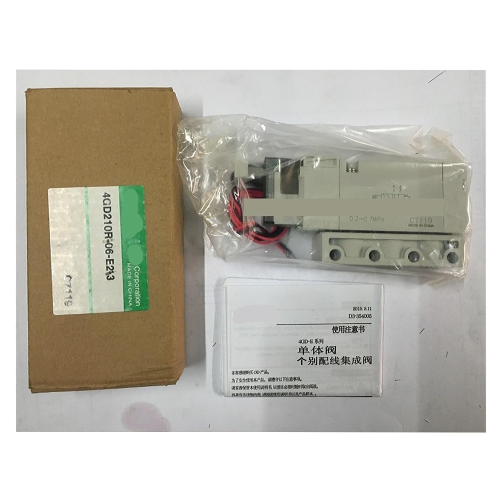LEOTNNDQ 4GD210R-06-E2-3 DC24V Solenoid Valve