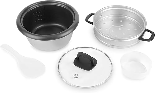 Miniatura 6 de AROMA 6 tazas (cocidas)  1.5 cuartos de galón de cocina para arroz y granos (ARC-743-1NGBL)