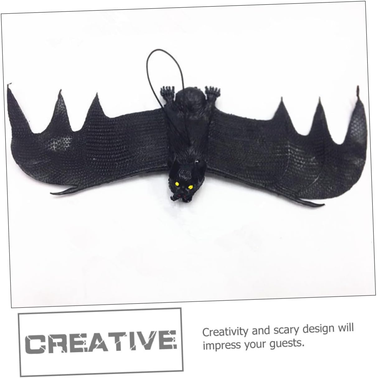 3pcs Realistic Halloween Hanging Bat Decorations Vivid Bat Pendants Halloween Party Props Scary Outdoor Indoor Door Hangings