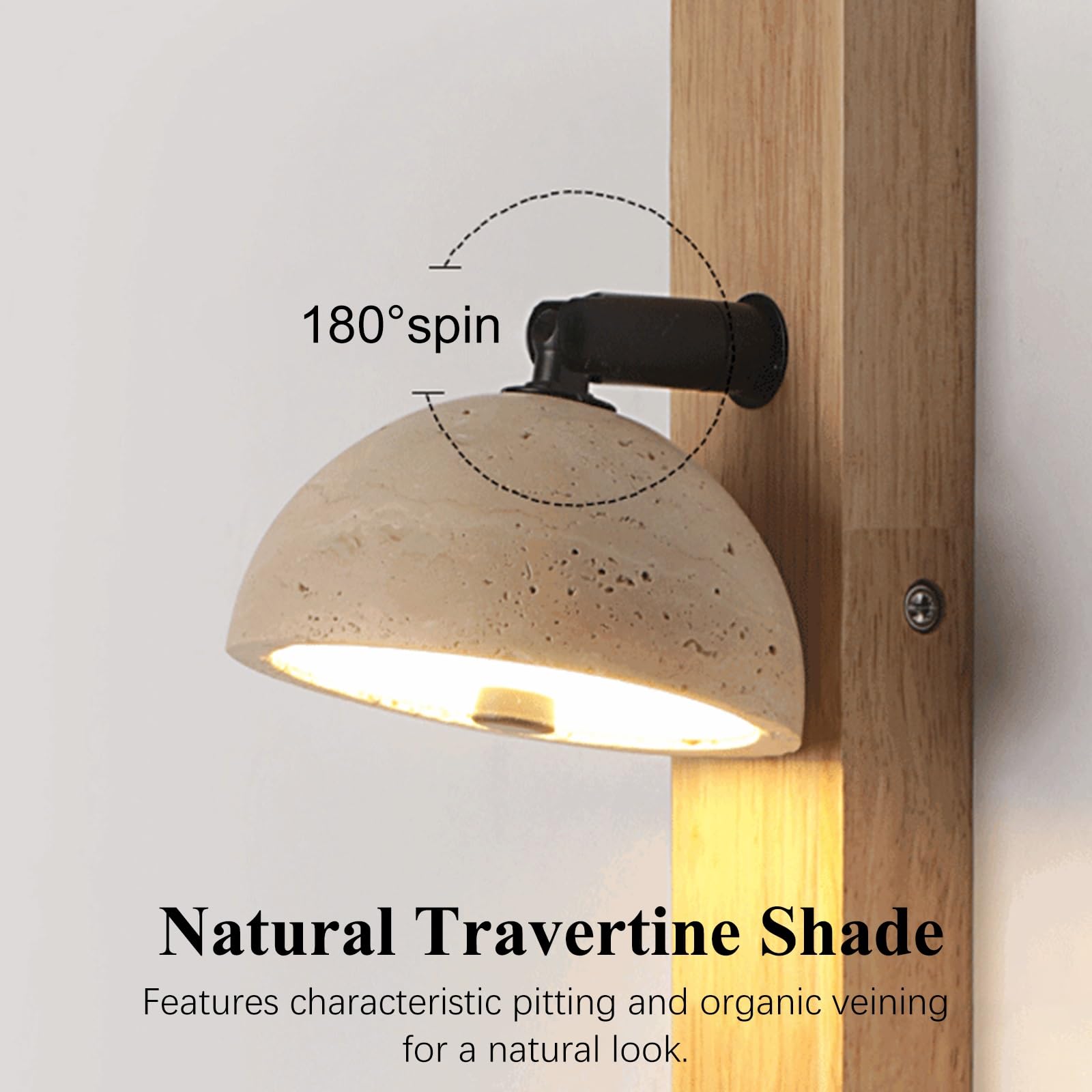 Lampada da Parete a LED con Interruttore, Applique da Comodino, faretto a Incasso, Applique Regolabili per Camera da Letto, Soggiorno, Hotel