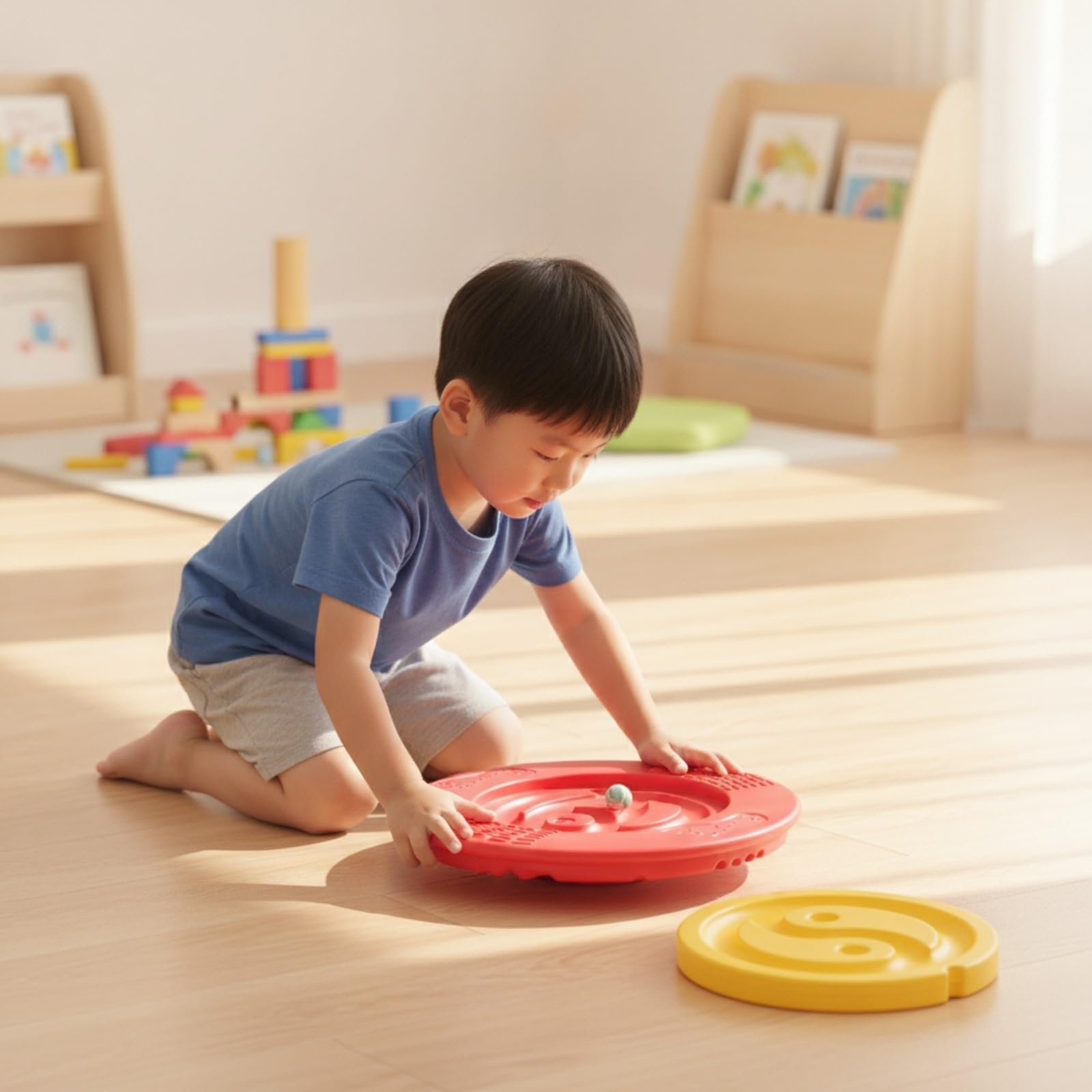 Gralara Disco di Equilibrio per Bambini Co | Sensoriale, Robusto, Giocattolo, per Palestra