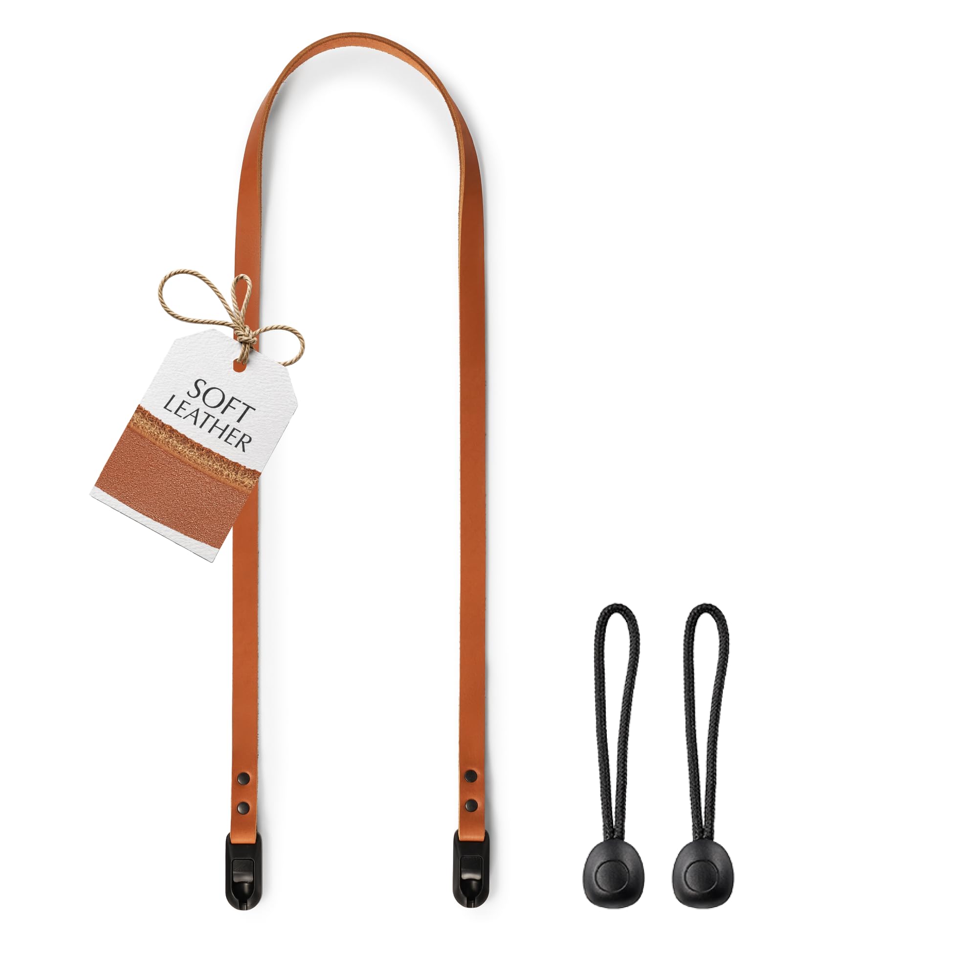 C Coiro Correa delgada de cuero para cámara con liberación rápida, correa de hombro ajustable para el cuello, compatible con todas las marcas de cámaras, clásica/marrón