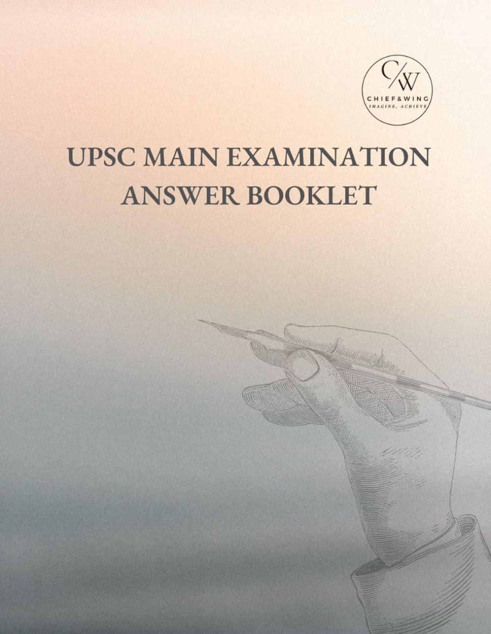 UPSC MAIN EXAMINATION ANSWER BOOKLET