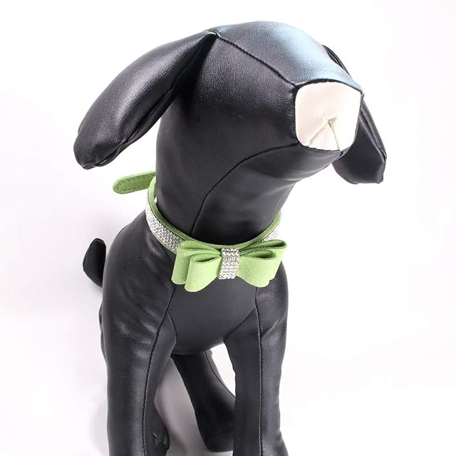 Foto 4 de 7 de ETOPARS Collar de Perro de Diamantes de Imitación, Lindo Collar de Perro Deslumbrante