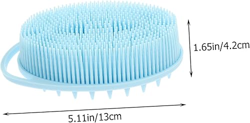 Miniatura 2 de Dual Sided Silicone Bath Brush for Boy Girl with Sensory Training Soft Bristles Durable Body Massaging Scrubber Gentle Exfoliating Wash Brush for