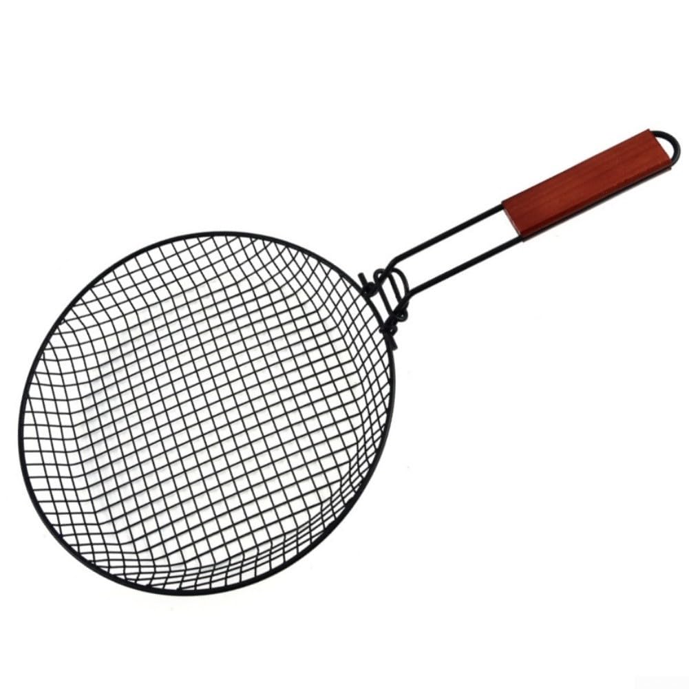 Cesta Plegable Barbacoa 55x31cm para acero Inoxidable Cesta Plegable(2PC)