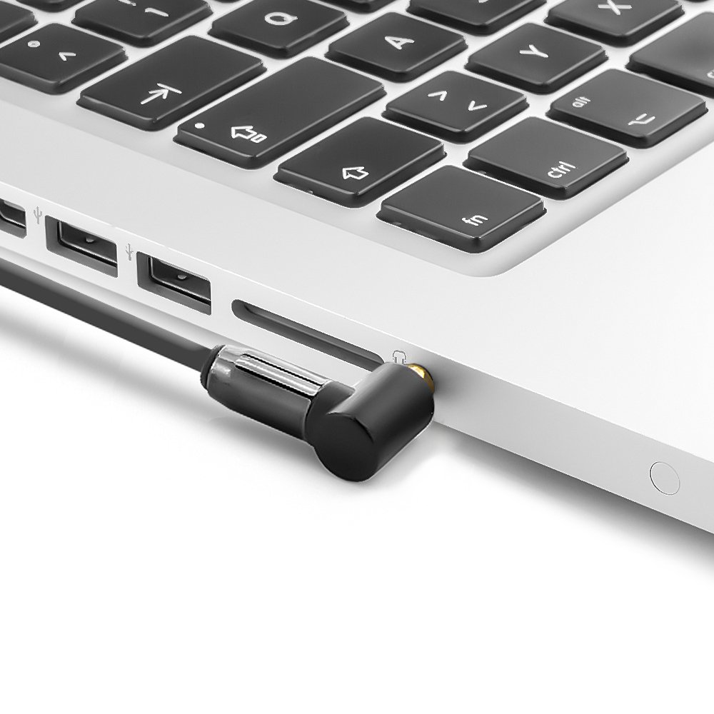 deleyCON 1m Câble Jack 3,5 mm - Câble Audio Stéréo - Fiche Jack Coudée à 90° - pour PC, Ordinateur Portable, Smartphone, Tablette, Récepteur Hi-Fi - Noir