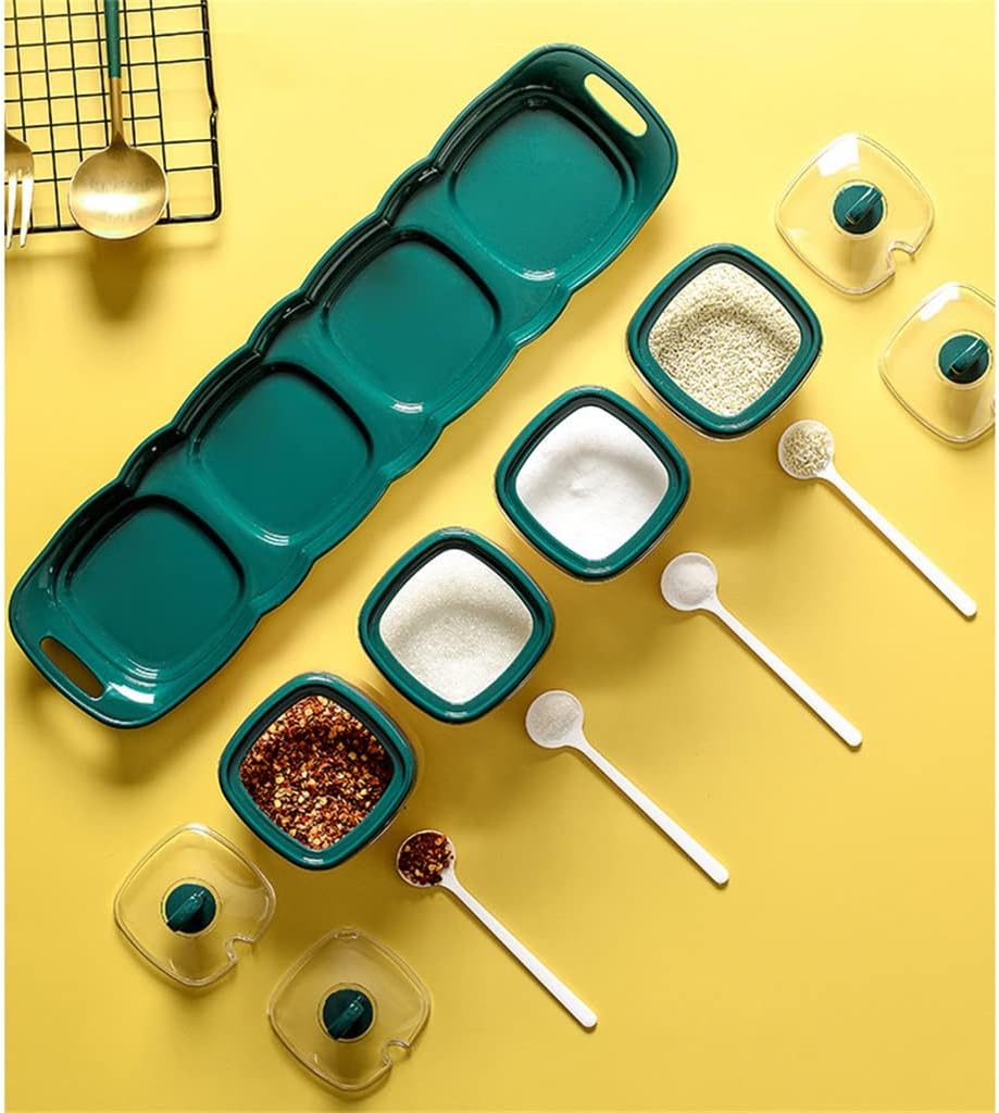 Seasoning box seasoning rack set container household condiment jar storage box kitchen storage tool