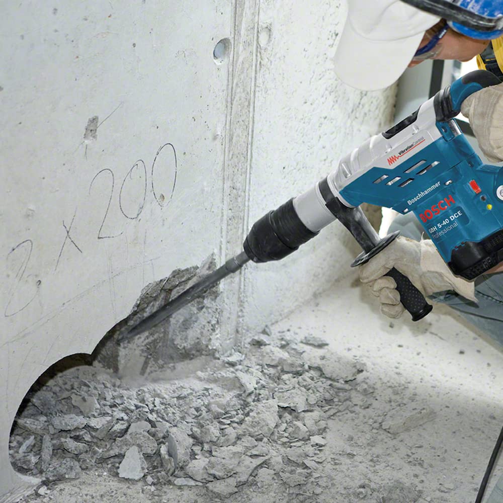 Bosch 5x PRO SDS max-4C Spitzmeißel-Set (für Beton, Ziegelstein, Ø mm, Professional Zubehör Bohrhammer, Abbruchhammer)