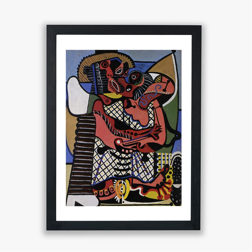 Impresión Giclée de Pablo Picasso, cuadro grande The Kiss con acabado de galería