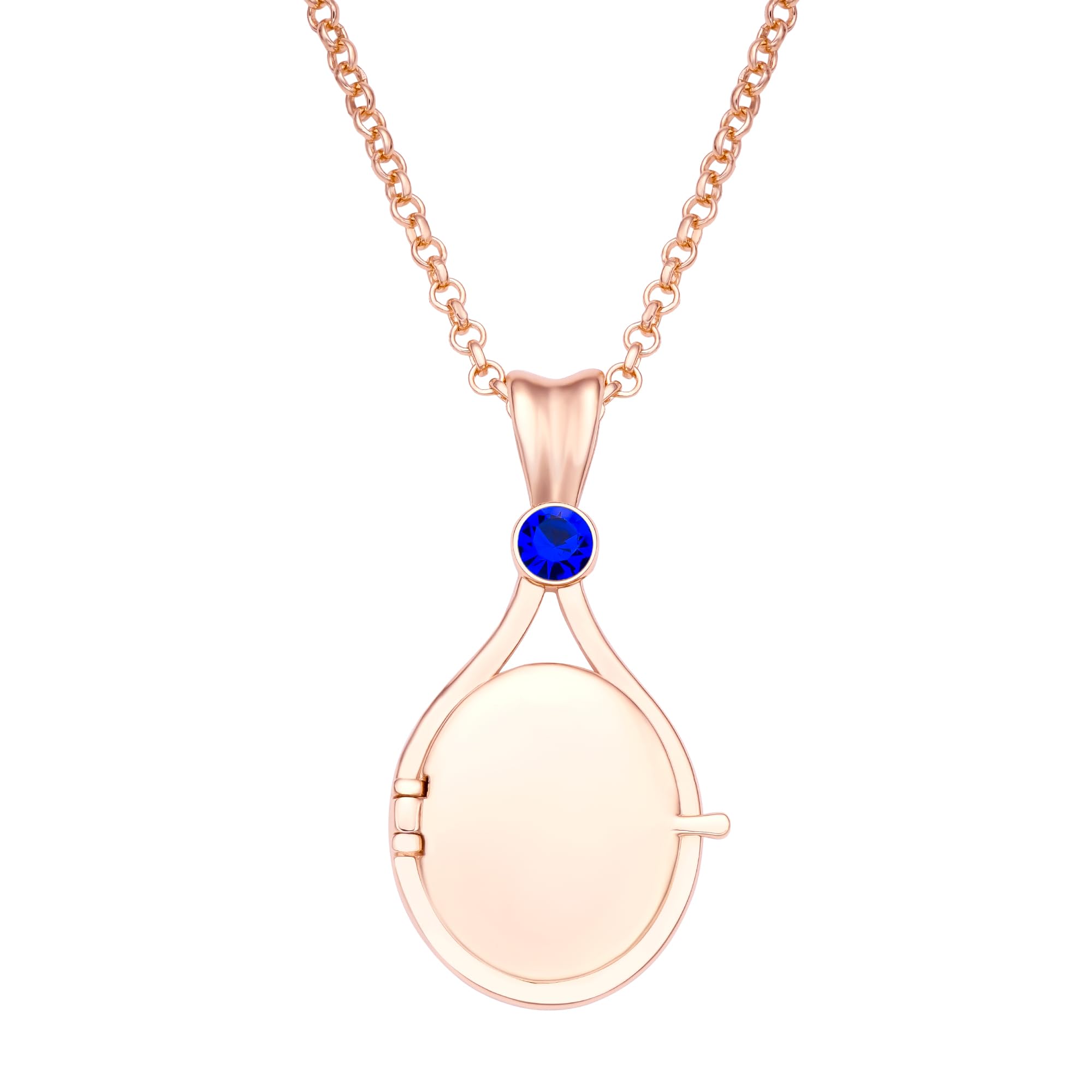 SphersSphers Mermaid Necklace Water Locket Fashion Red Natural Zircon Copper Pendant Mermaid Locket Jewelry Girl Gift