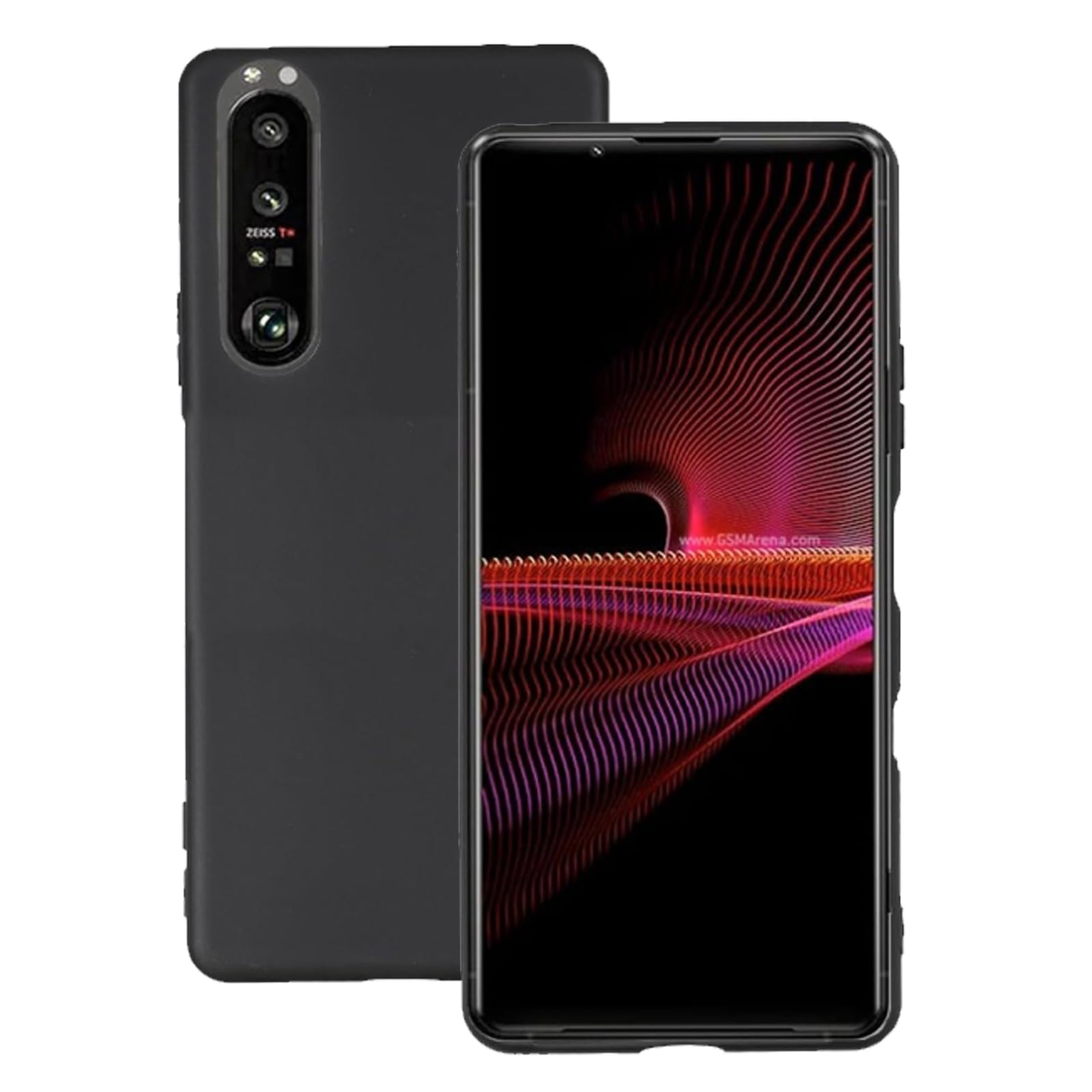 Xperia 1 III ケース 耐衝撃 全面保護 エクスペリア 1 III ケース マット感 指紋防止 擦り傷防止 耐衝撃 Xperia 1 III ケース カバー マット感 シンプル レンズ保護 耐久 ストラップホール付き 脱着簡単 SO-51B SOG03 用の スマホケース