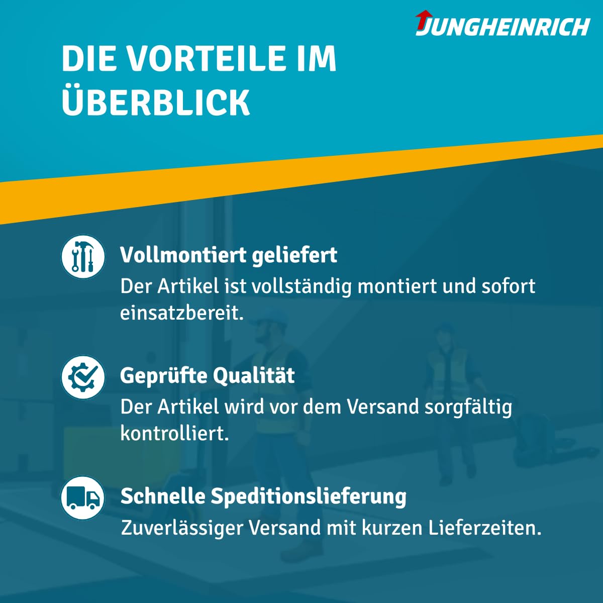 Jungheinrich Hubwagen AM | 2.200 kg Tragkraft | 1.150 mm Gabellänge | Lenkrad/Gabelrolle aus verschleißarmen Nylon | Tandem-Gabelrollen | Palettenhubwagen