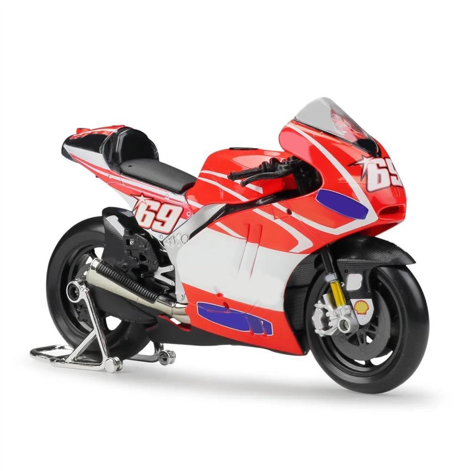 SEYXF Motorbike Toy Motorcycle Model Toy Collection 1/10 for Ducati Desmosedici GP69 2013