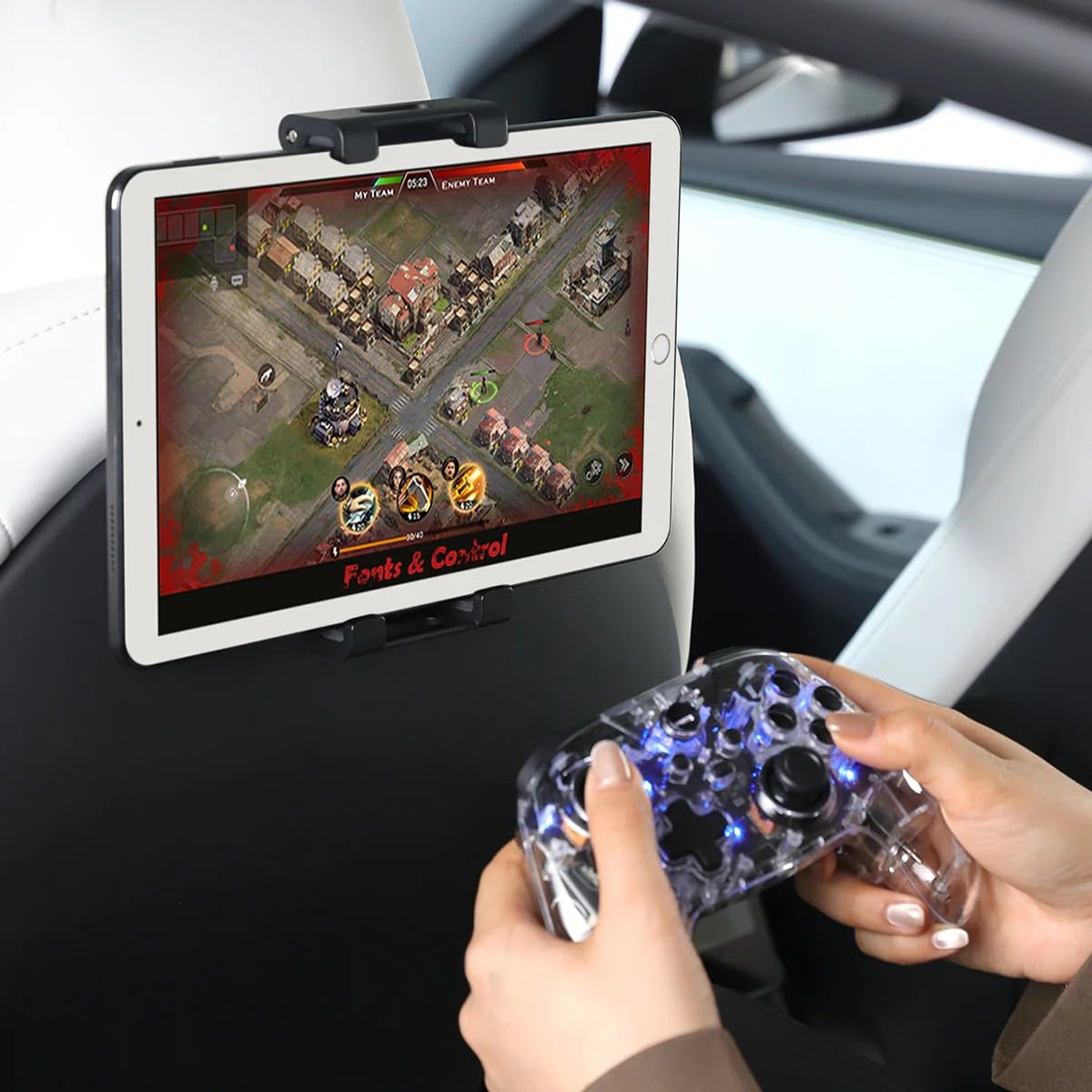 TPARTS Supporto per tablet/telefono cellulare/iPad Tesla Model 3/Y (Highland).