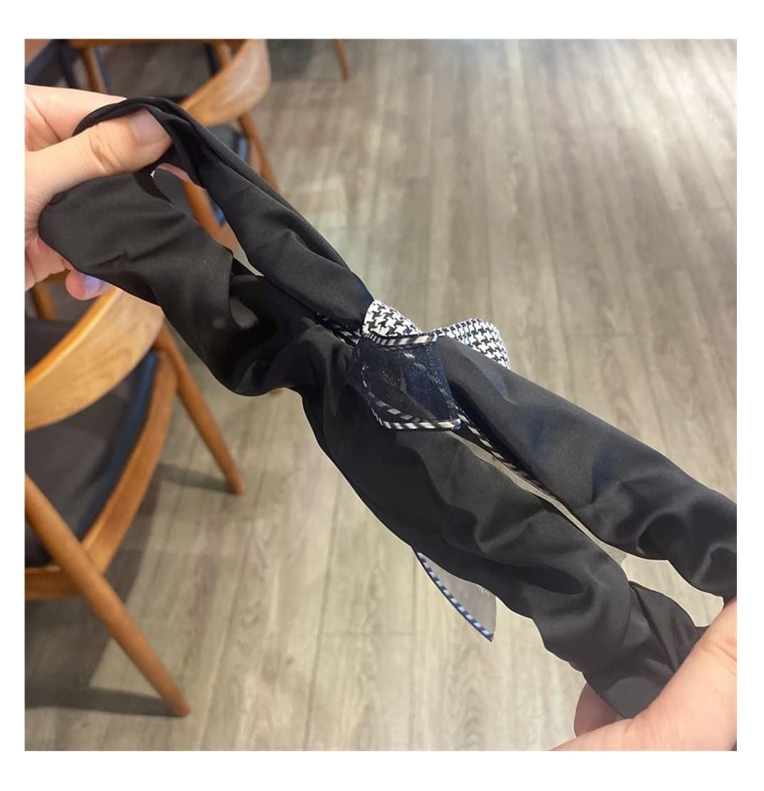 Scrunchies Per Capelli 3pcs Fiocco Di Pizzo Anello Per Capelli Nastro Intestino Crasso Copricapo Elastico Cavallo Francese Elastici Per Coda Di Cavallo