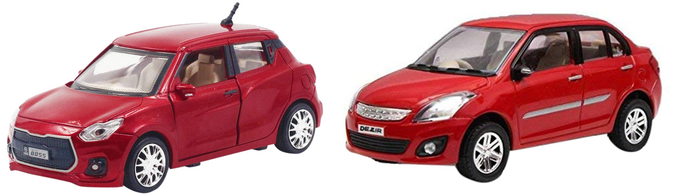 Centy Toys Plastic Swift Dezire Pull Back Car, Multi Color & Alloy Drift Car, Pack of 1, Multicolour
